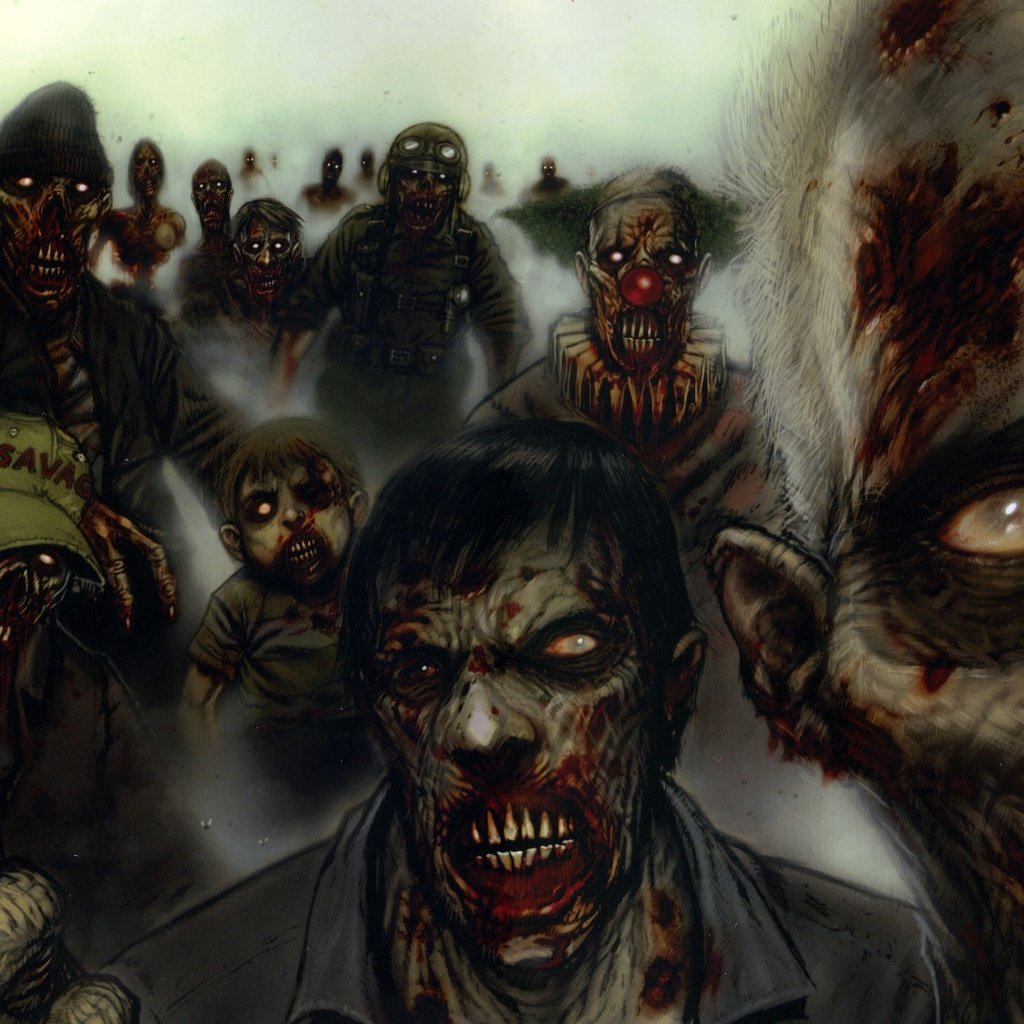 Обои рисунок, монстры, зомби, figure, monsters, zombies разрешение 2560x1592 Загрузить