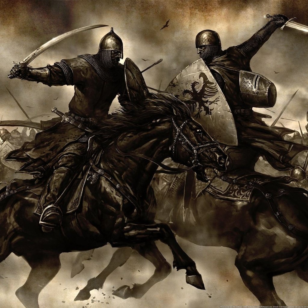 Обои мечи, mount & blade, схватка, рыцари, swords, fight, knights разрешение 1920x1200 Загрузить