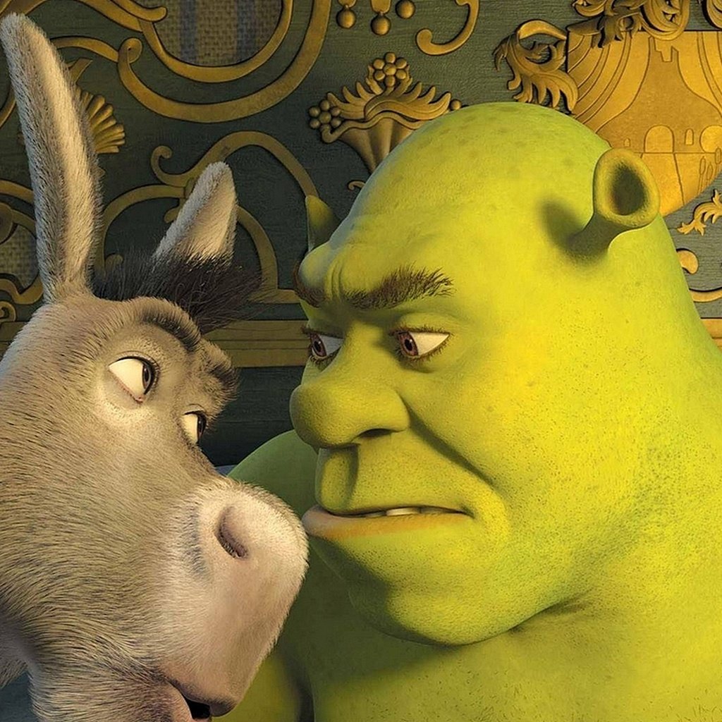 Обои осел, шрек, donkey, shrek разрешение 1920x1080 Загрузить