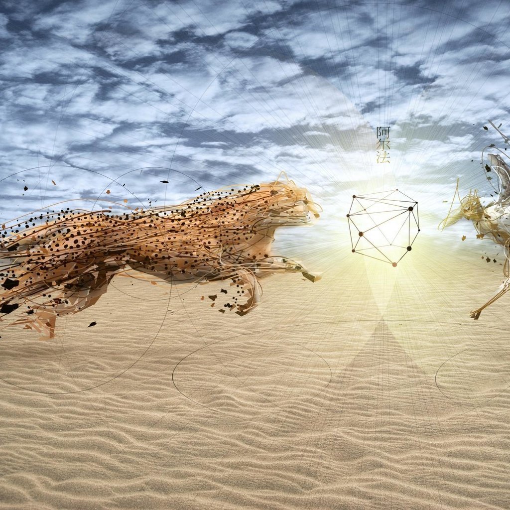 Обои небо, песок, гепард, the sky, sand, cheetah разрешение 1920x1200 Загрузить