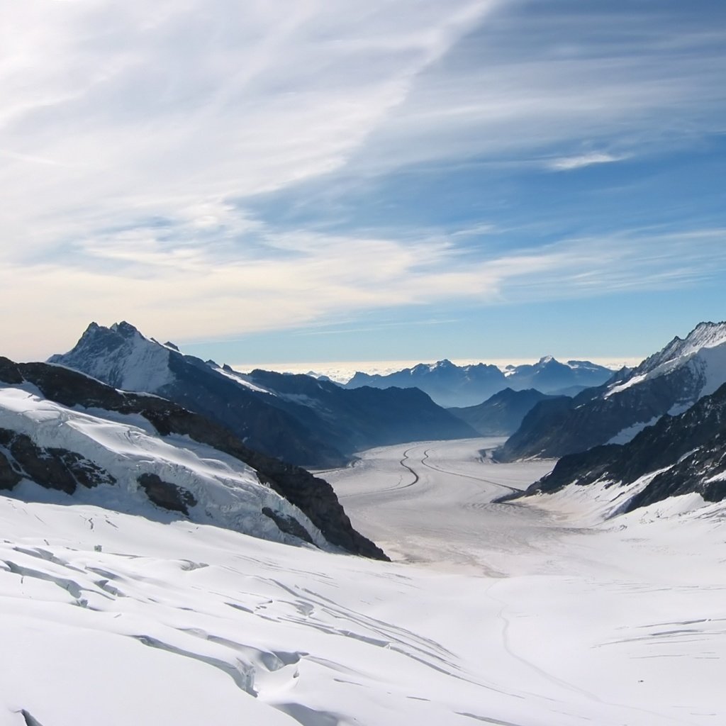 Обои небо, горы, снег, вершины, the sky, mountains, snow, tops разрешение 1920x1080 Загрузить