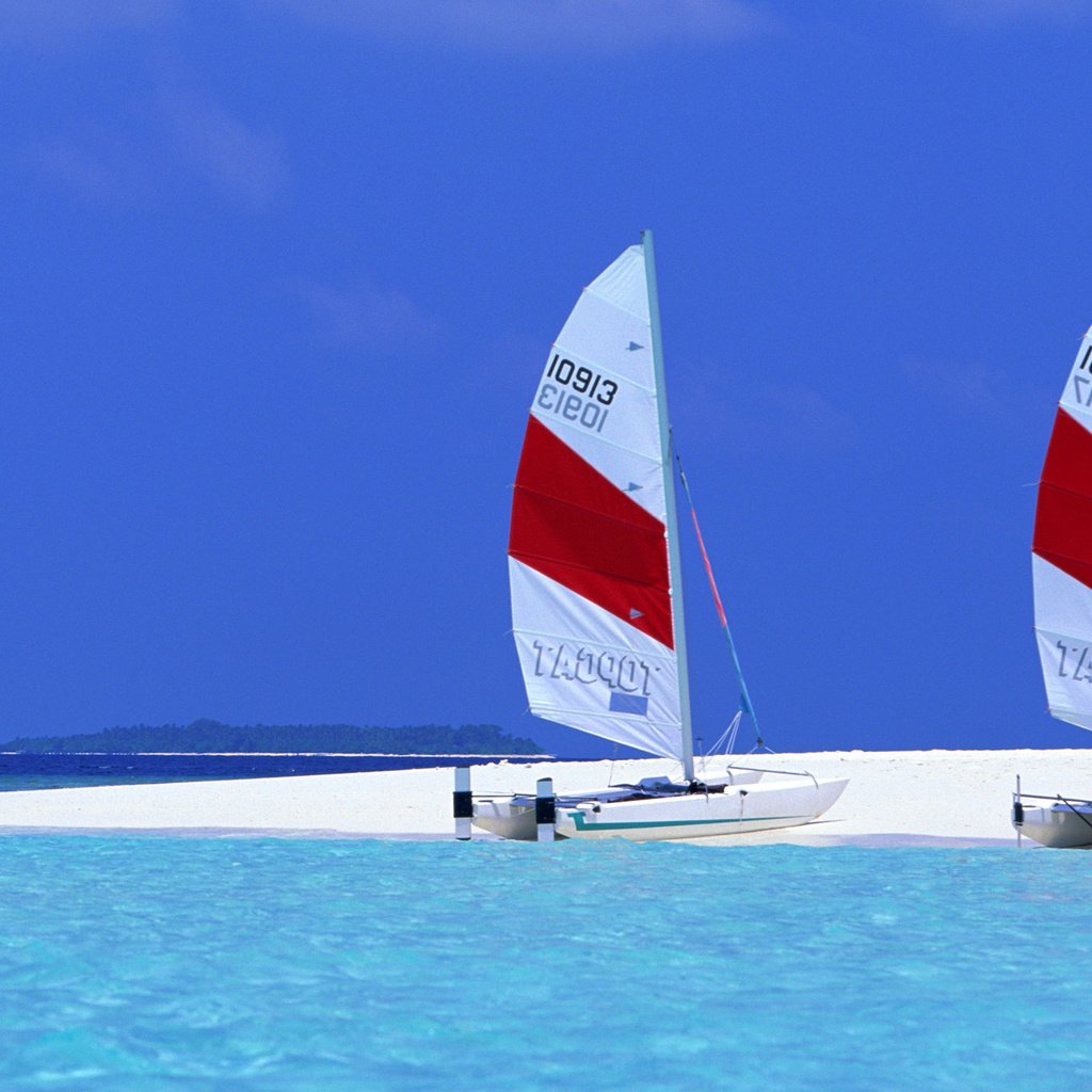 Обои пляж, яхты, тропики, мальдивы, beach, yachts, tropics, the maldives разрешение 2560x1600 Загрузить