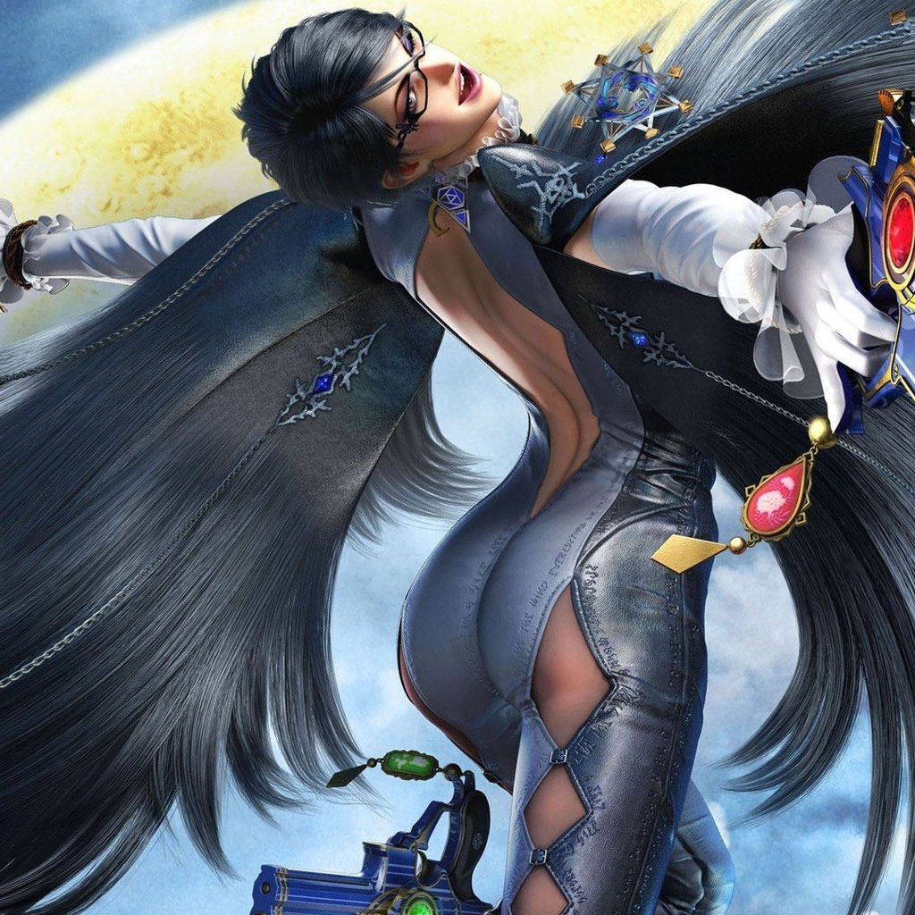 Обои изображение, героини, из игры, bayonetta 2, image, heroine, from the game разрешение 1920x1080 Загрузить