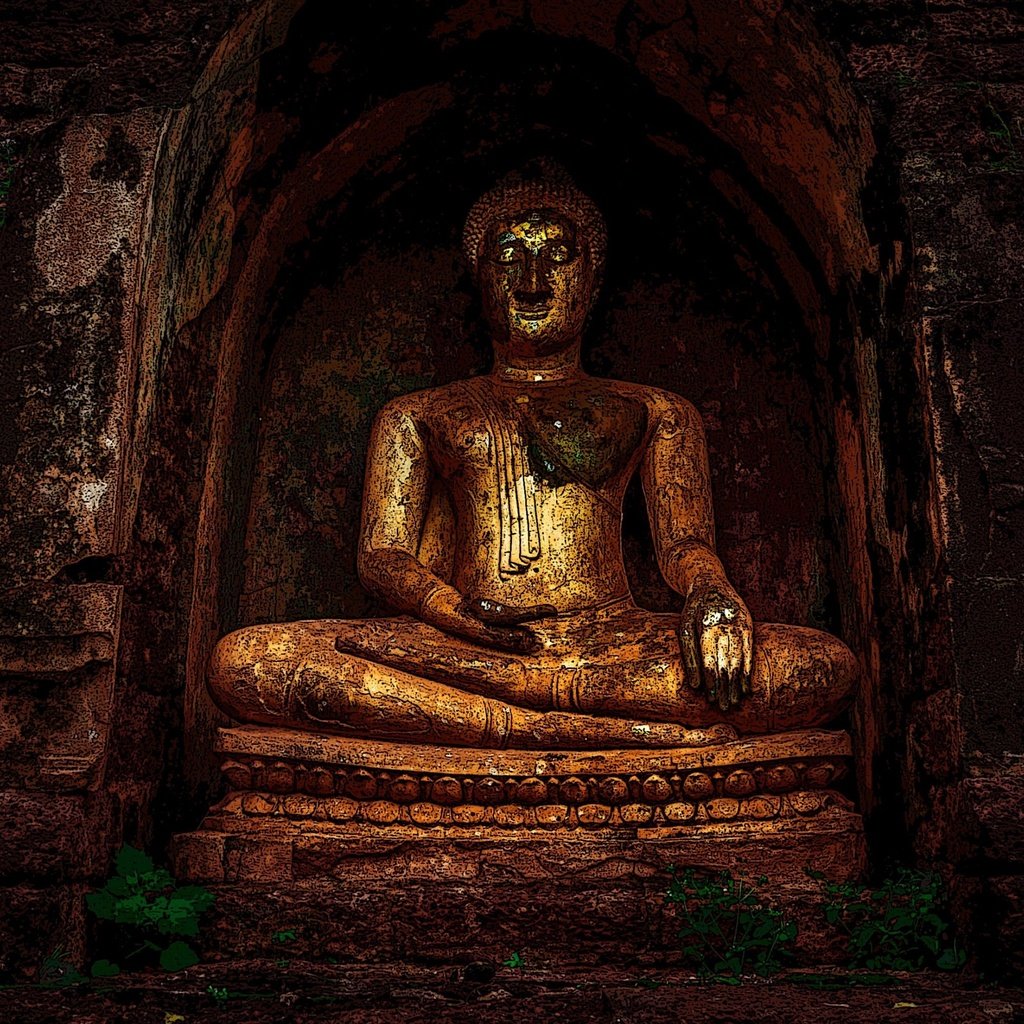 Обои будда, статуя, религия, buddhism, буддизм, buddha, statue, religion разрешение 3554x1999 Загрузить