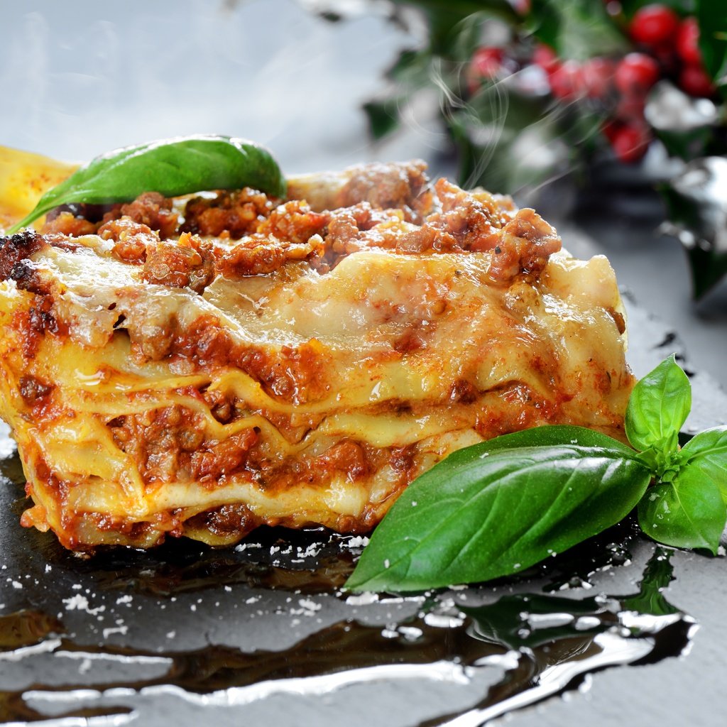 Обои начинка, базилик, лазанья, filling, basil, lasagna разрешение 6016x4016 Загрузить