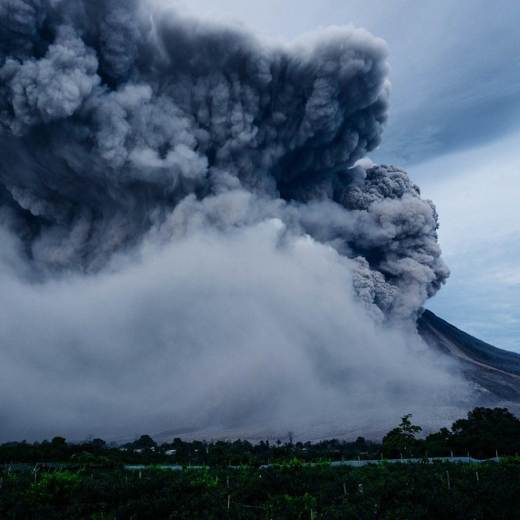 Обои извержение, вулкан, взрыв, the eruption, the volcano, the explosion разрешение 5818x3879 Загрузить