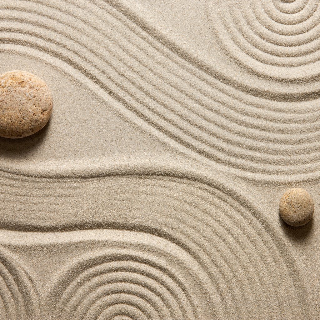 Обои камни, песок, песка, дзен, каменное, stones, sand, zen, stone разрешение 5616x3744 Загрузить