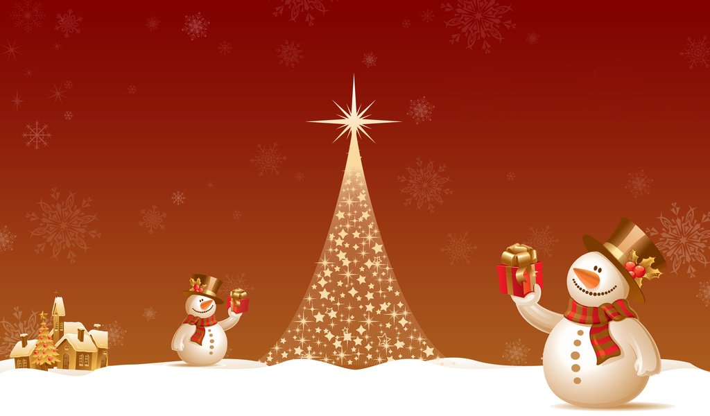 Обои огни, новый год, елка, снеговик, lights, new year, tree, snowman разрешение 2560x1600 Загрузить