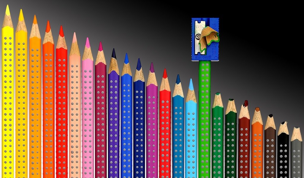 Обои разноцветные, карандаши, цветные, канцелярия, точилка, colorful, pencils, colored, the office, sharpener разрешение 1920x1200 Загрузить