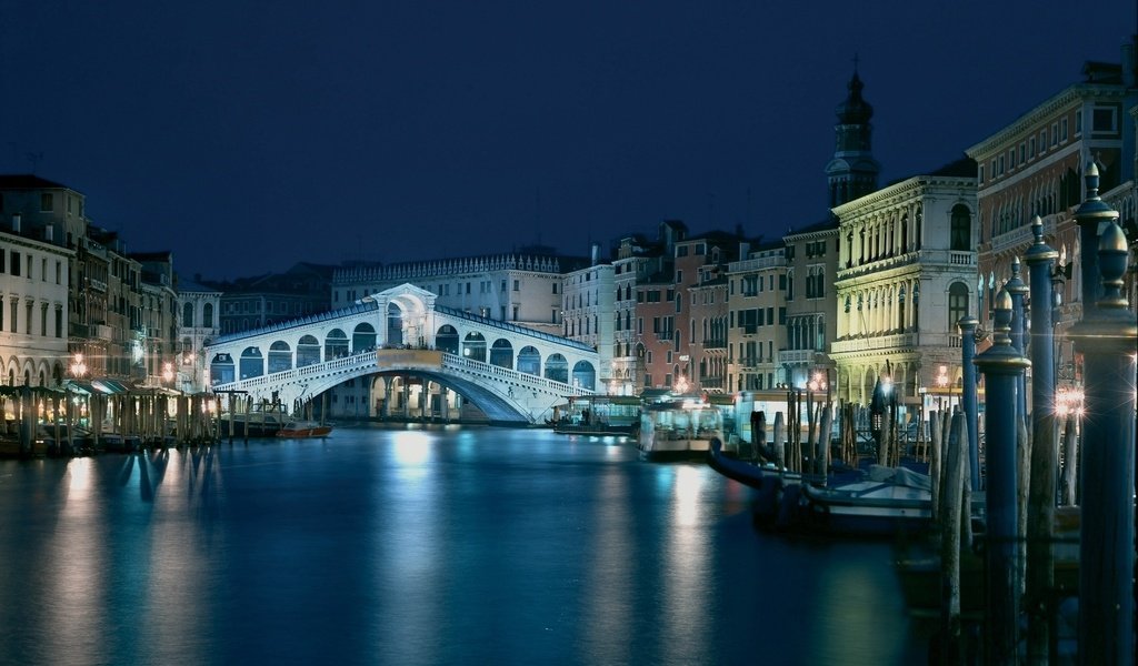 Обои мост, венеция, италия, архитектура, здания, bridge, venice, italy, architecture, building разрешение 2560x1600 Загрузить