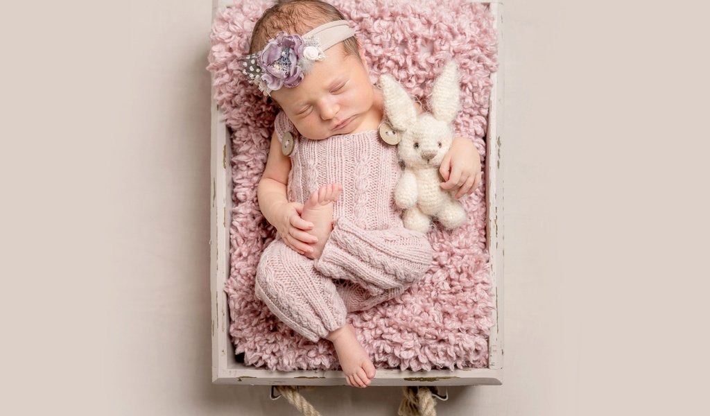 Обои спит, девочка, игрушка, мех, малышка, sleeping, girl, toy, fur, baby разрешение 5000x3820 Загрузить