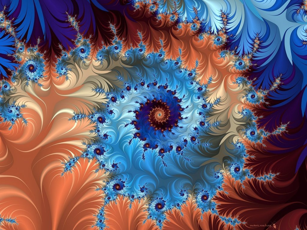 Обои цвет, фракталы, color, fractals разрешение 1920x1200 Загрузить