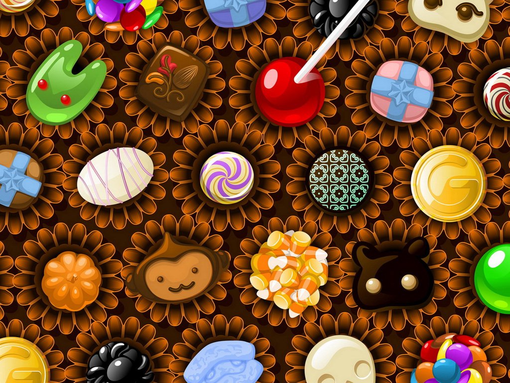Обои конфеты, шоколад, леденцы, пастила, candy, chocolate, lollipops разрешение 1920x1200 Загрузить