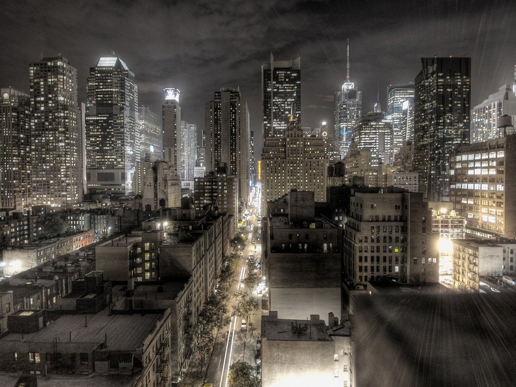 Обои архитектура, ночь, здания, огни, новый, города, вид сверху, йорк, город, небоскребы, мегаполис, нью-йорк, architecture, night, building, lights, new, city, the view from the top, york, the city, skyscrapers, megapolis, new york разрешение 1920x1200 Загрузить