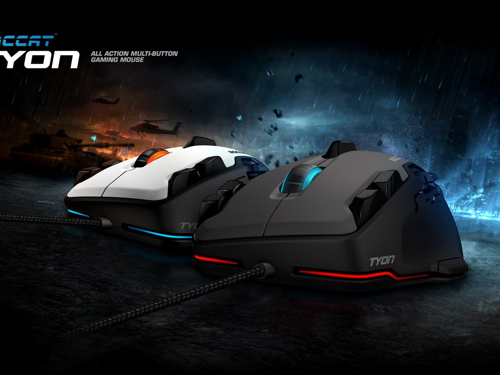 Обои мышь, roccat tyon, mouse разрешение 2560x1440 Загрузить