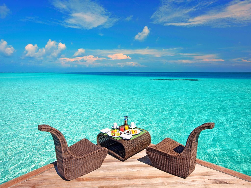Обои море, отдых, мальдивы, sea, stay, the maldives разрешение 5616x3744 Загрузить
