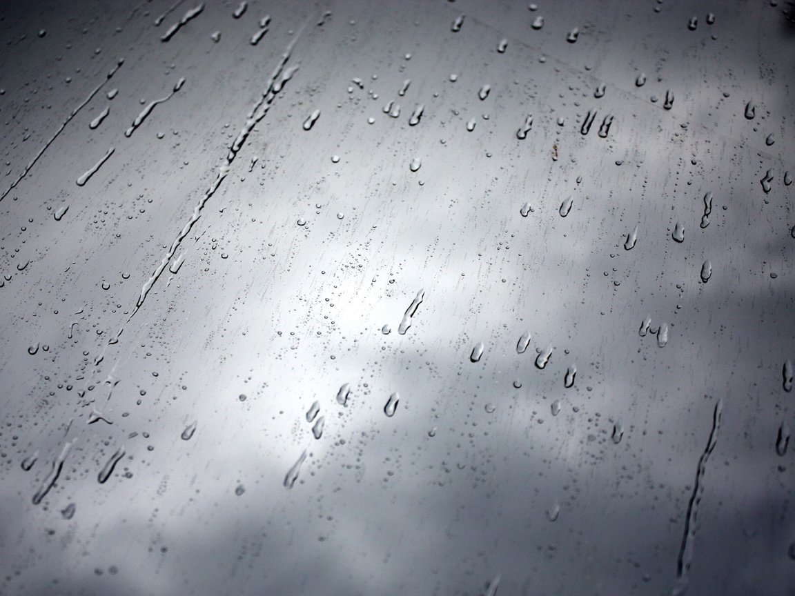 Обои небо, капли, дождь, окно, стекло, чёрно-белый, дождливый день, the sky, drops, rain, window, glass, black and white, rainy day разрешение 1920x1200 Загрузить