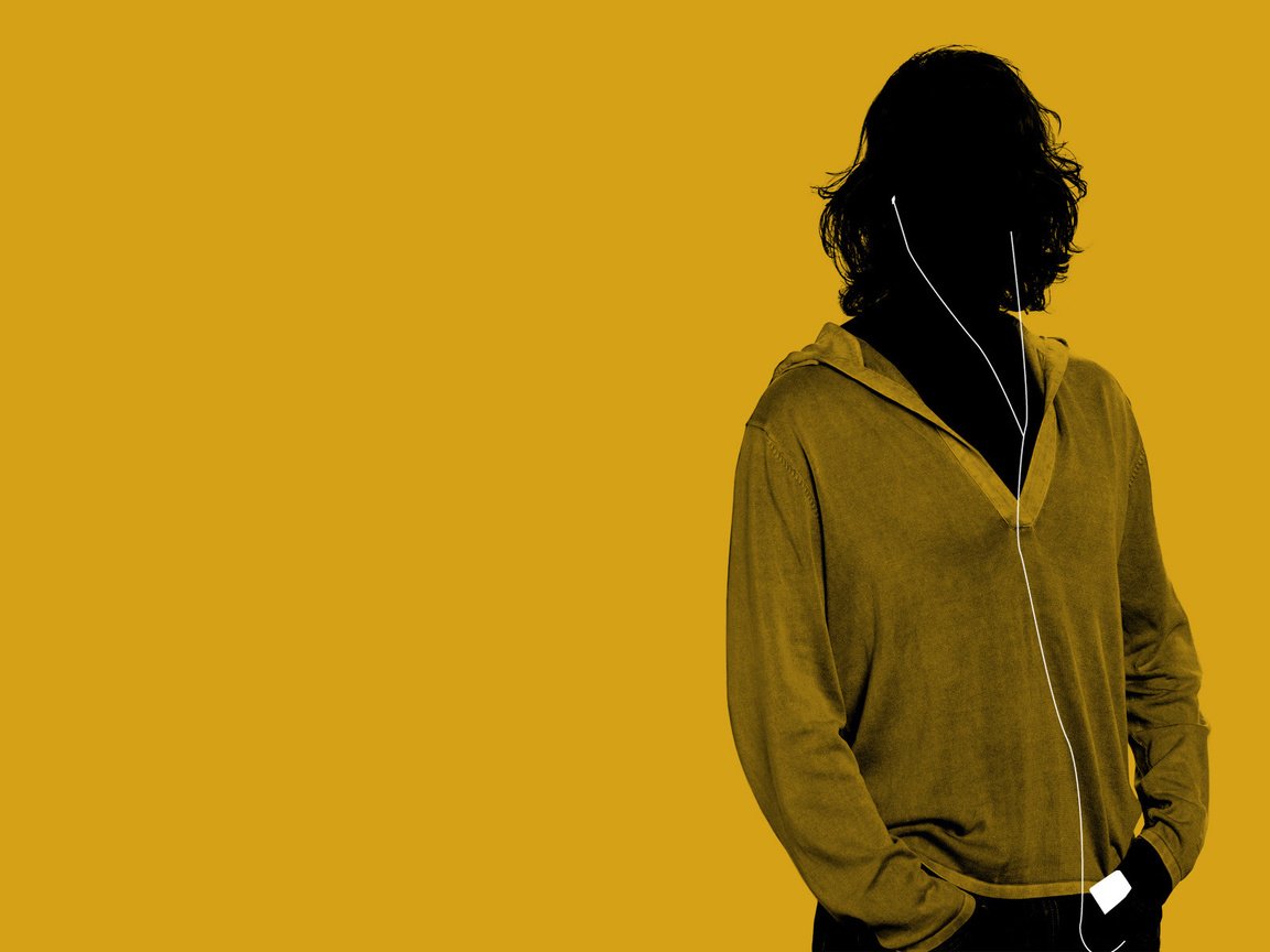 Обои желтый, стиль, парень, наушники, минимализм, yellow, style, guy, headphones, minimalism разрешение 1920x1200 Загрузить