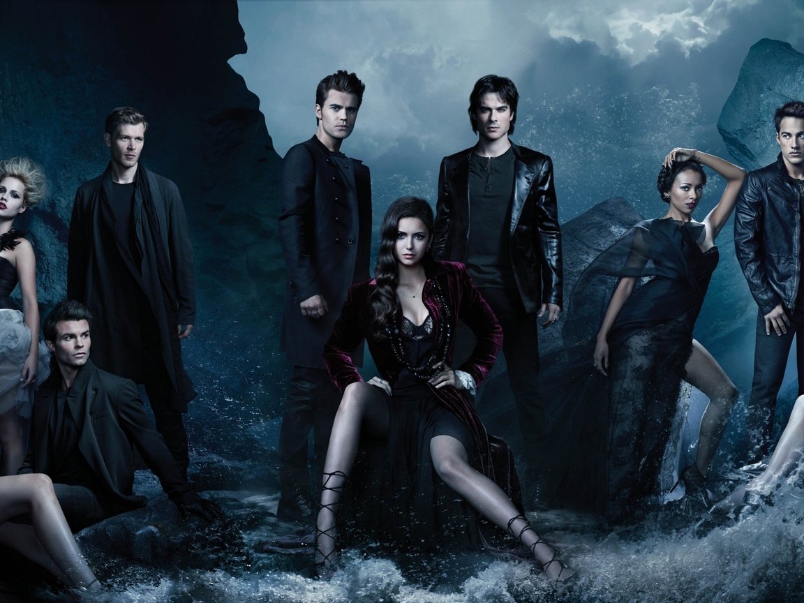 Обои актеры, дневники вампира, сериал, 4 сезон, actors, the vampire diaries, the series, season 4 разрешение 2560x1600 Загрузить