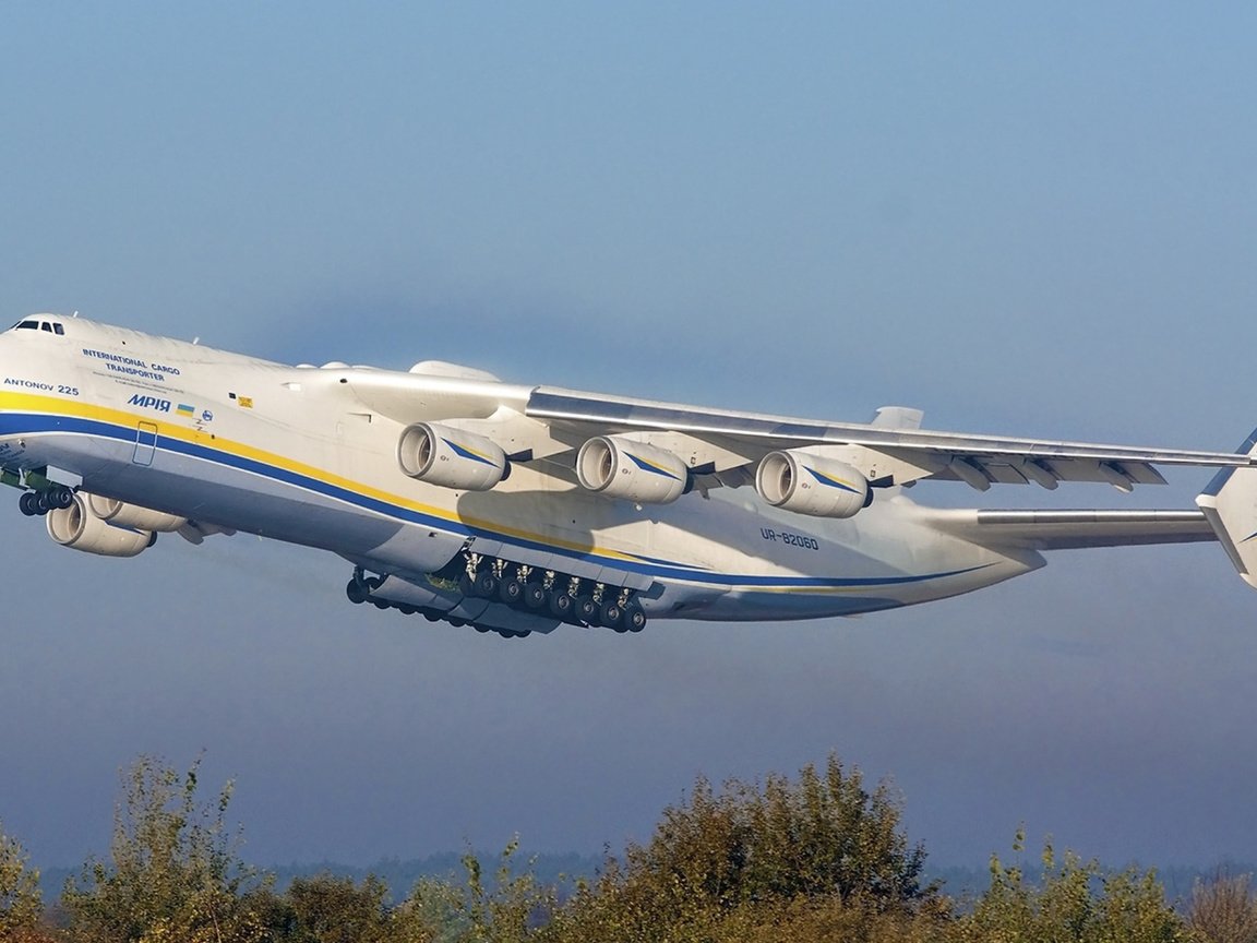 Обои 2011 год, october 19, antonov an-225 mriya, kiev (ukkm), 2011 разрешение 1920x1200 Загрузить