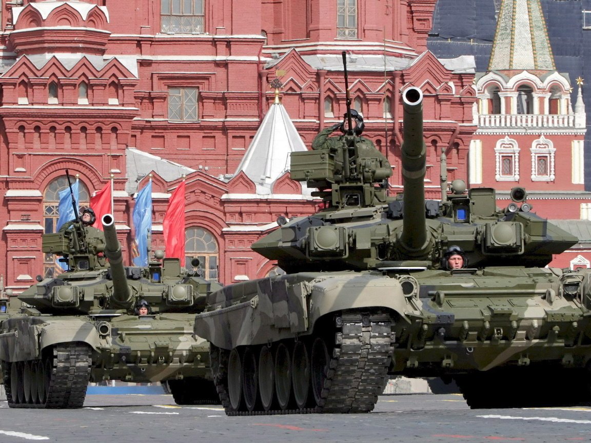 Обои москва, танк, россия, россии, парад, военная техника, т-90, moscow, tank, russia, parade, military equipment, t-90 разрешение 2560x1440 Загрузить