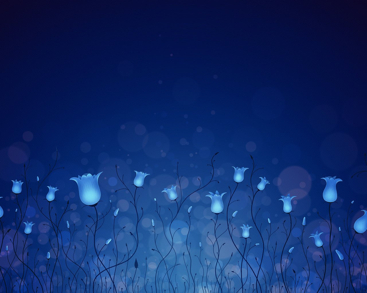 Обои цветы, синий, колокольчики, flowers, blue, bells разрешение 2560x1600 Загрузить