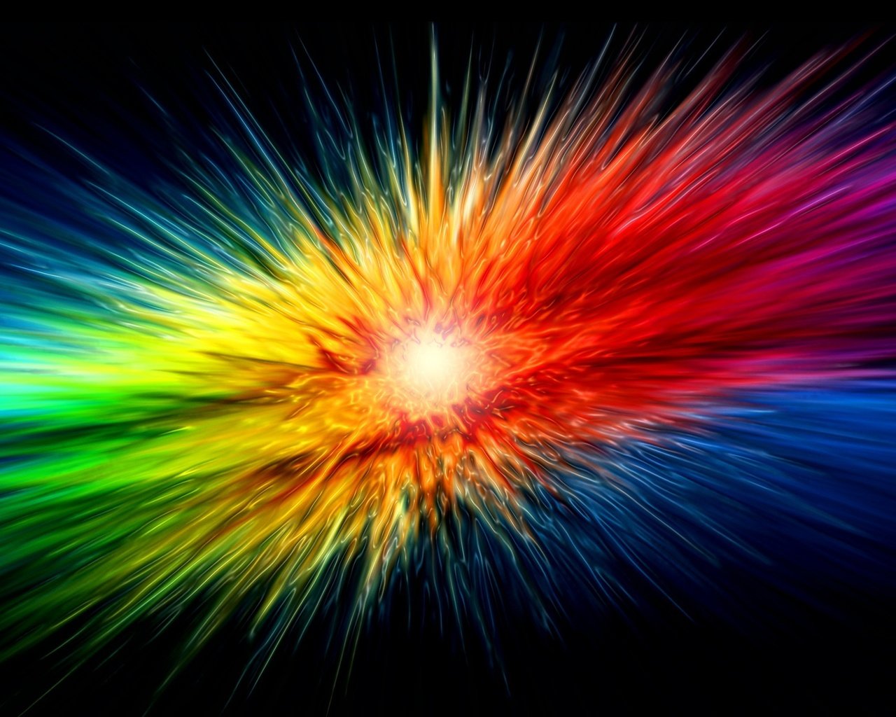 Обои лучи, цвет, взрыв, rays, color, the explosion разрешение 2560x1600 Загрузить
