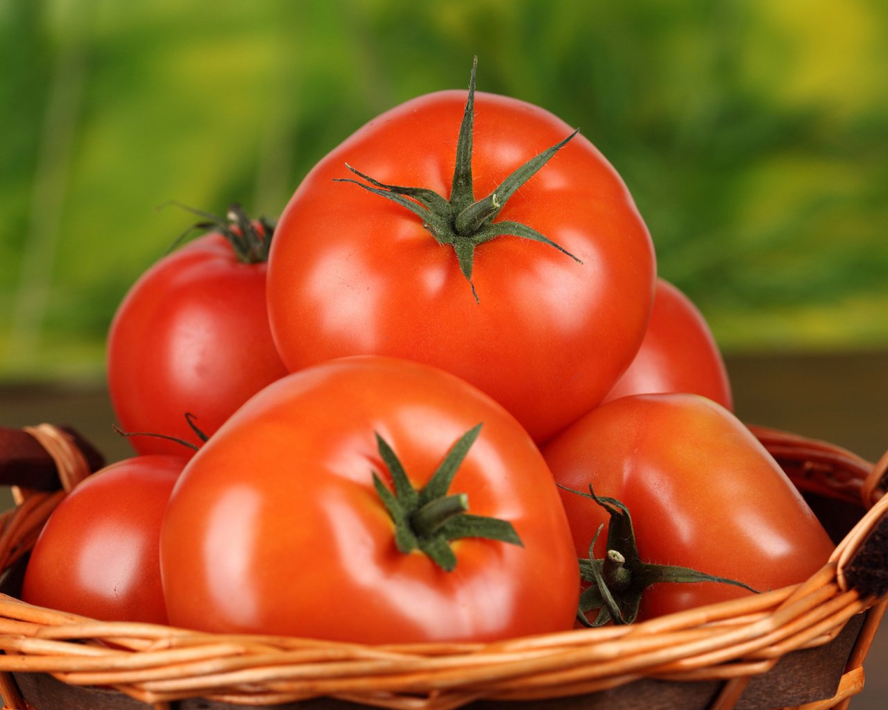 Обои еда, красные, овощи, помидоры, томат, помидоры в корзинке, food, red, vegetables, tomatoes, tomato, tomatoes in a basket разрешение 1920x1200 Загрузить