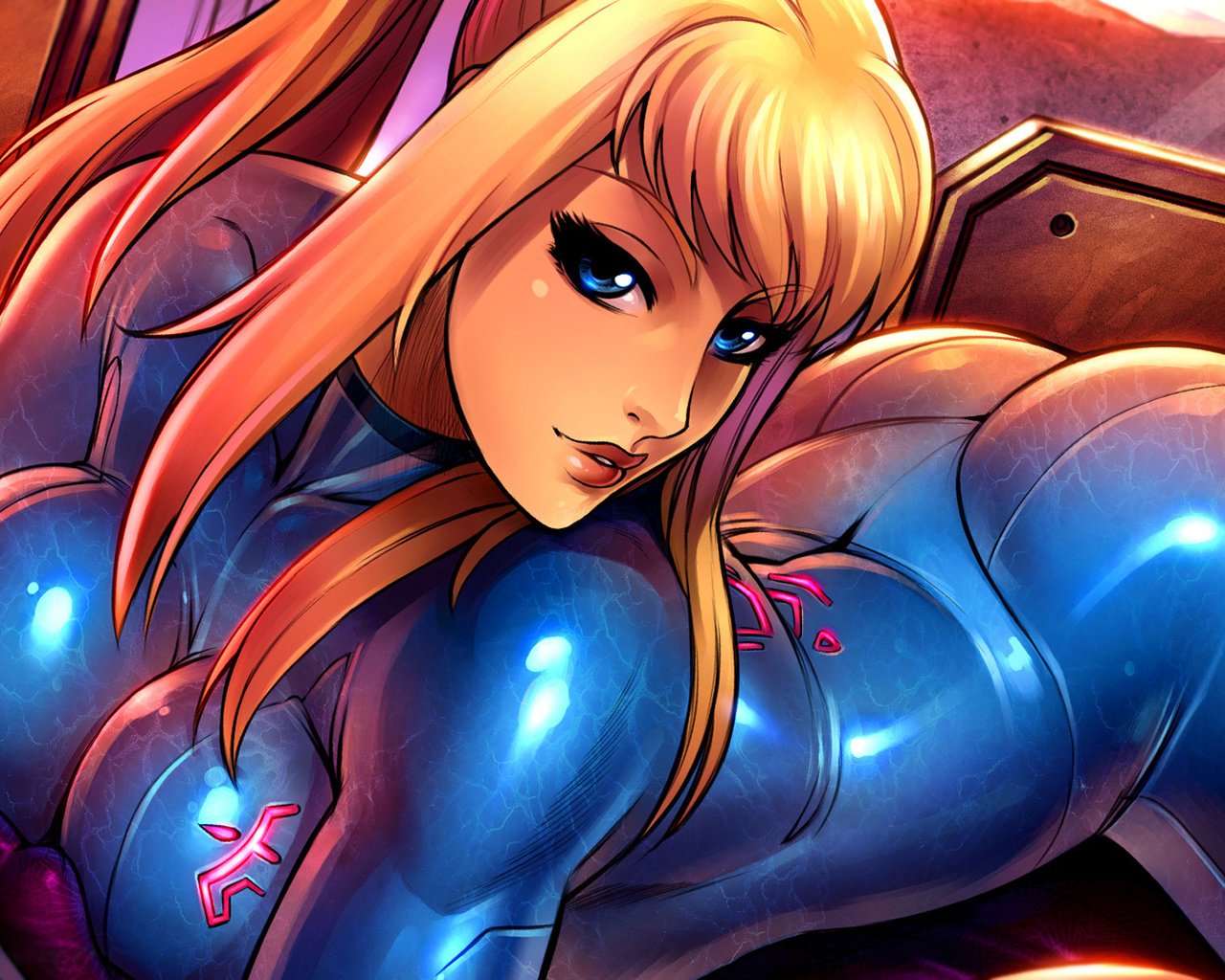 Обои девушка, взгляд, попка, комиксы, глазки, samus aran, metroid, reiq, girl, look, ass, comics, eyes разрешение 1920x1200 Загрузить