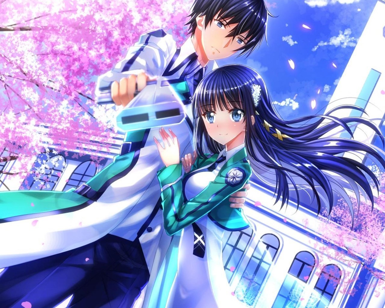 Обои аниме, мечи, мангака, mahouka koukou no rettousei, шиба миюки, шиба тацуя, anime, swords, mangaka, shiba miyuki, shiba tatsuya разрешение 3840x2160 Загрузить