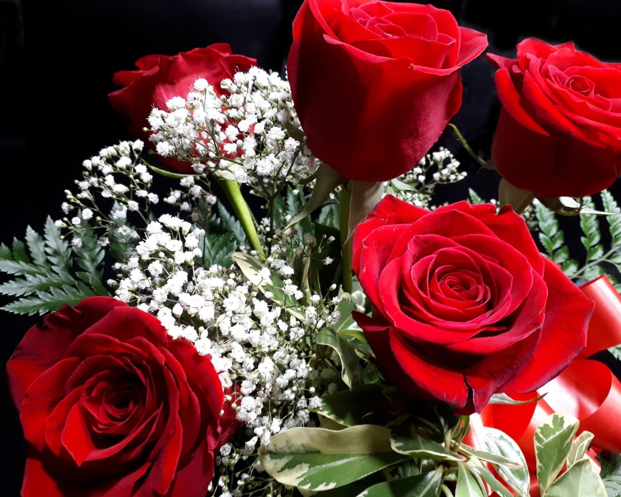 Обои красные, букет, red, bouquet разрешение 1920x1440 Загрузить