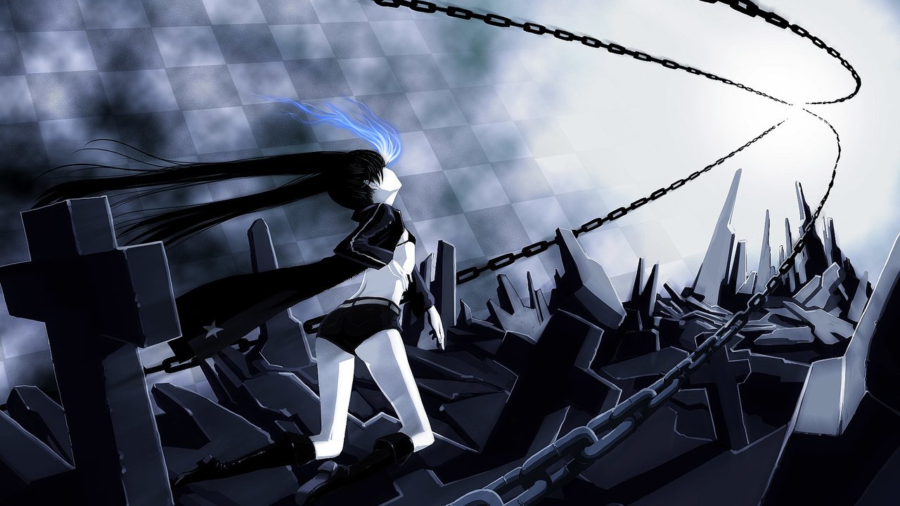 Обои black rock shooter разрешение 1920x1200 Загрузить