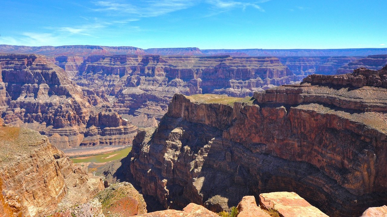 Обои горы, скалы, закат, каньон, сша, ущелье, аризона, grand canyon national park, гранд каньон, the grand canyon, mountains, rocks, sunset, canyon, usa, gorge, az разрешение 2048x1360 Загрузить