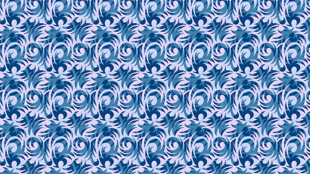 Обои текстура, синий, узор, белый, завитушки, texture, blue, pattern, white, curls разрешение 3000x3000 Загрузить