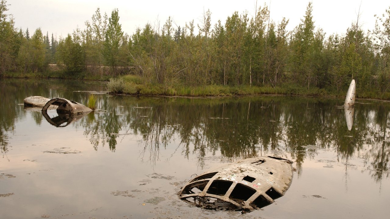 Обои болото, самолет, аляска, swamp, the plane, alaska разрешение 2560x1600 Загрузить