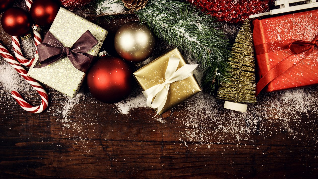 Обои новый год, украшения, подарки, рождество, новогодние украшения, new year, decoration, gifts, christmas, christmas decorations разрешение 1920x1200 Загрузить