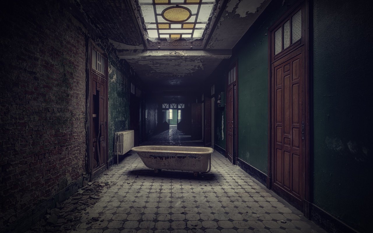 Обои фон, стены, коридор, двери, ванна, background, wall, corridor, door, bath разрешение 2048x1365 Загрузить