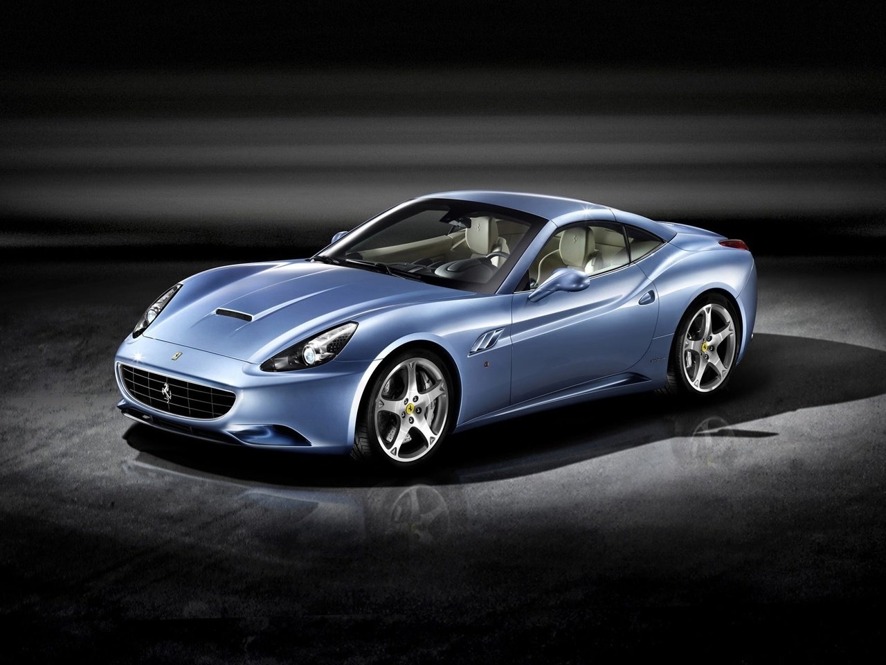 Обои синий, феррари, ка­ли­фор­нийс­кая, blue, ferrari, california разрешение 1920x1200 Загрузить