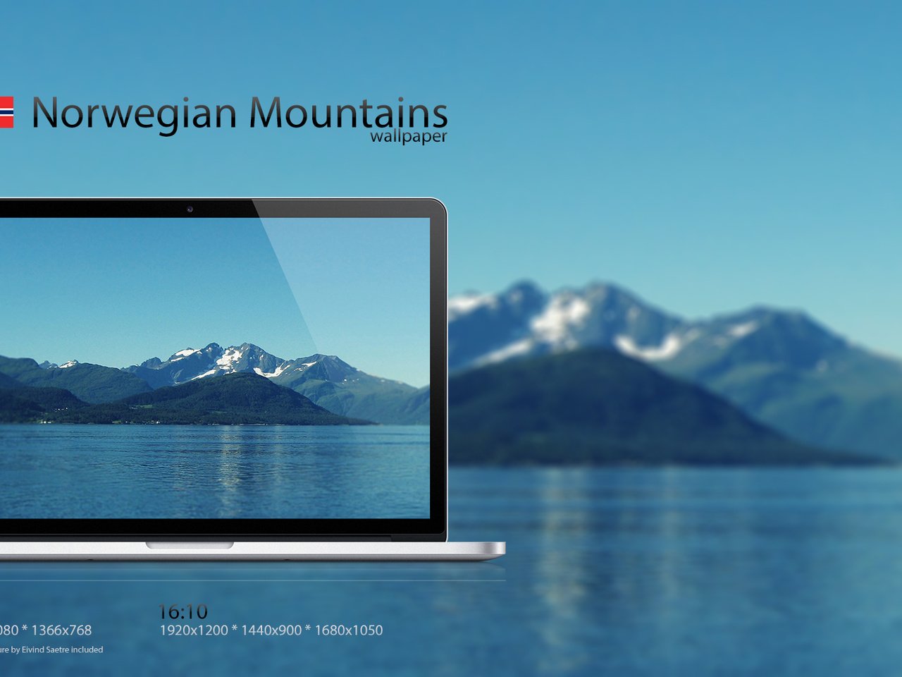 Обои горы, монитор, норвегия, норвежский, mountains, monitor, norway, norwegian разрешение 1920x1080 Загрузить