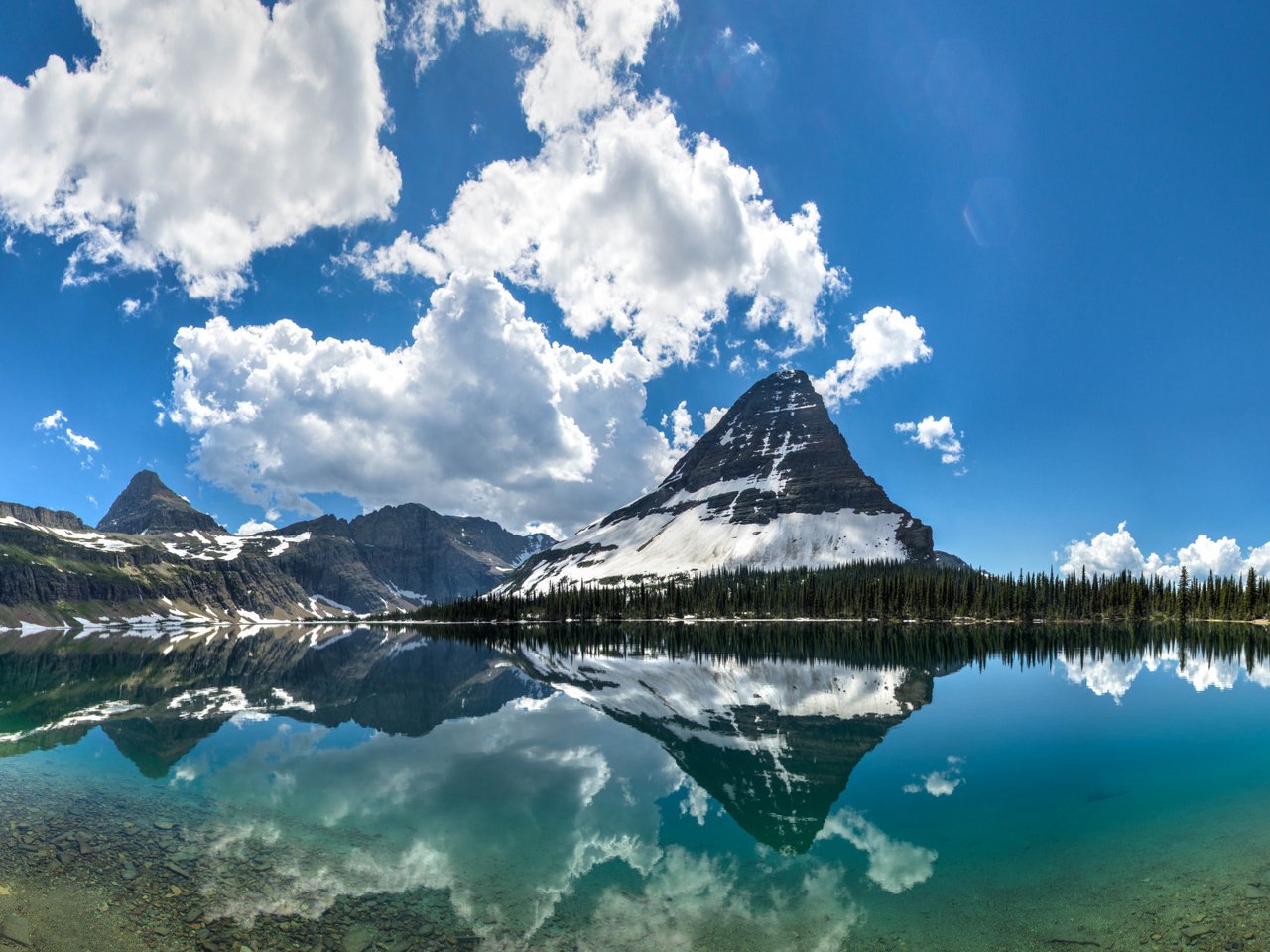 Обои облака, hidden lake, озеро хидден, озеро, горы, отражение, панорама, монтана, скалистые горы, национальный парк глейшер, clouds, lake, mountains, reflection, panorama, montana, rocky mountains, glacier national park разрешение 2112x1188 Загрузить