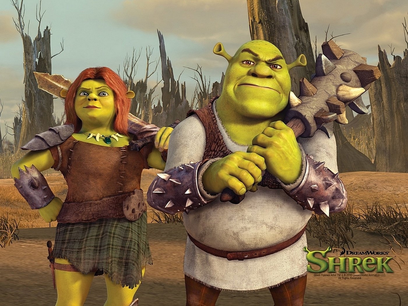 Обои шрек, фиона, shrek, fiona разрешение 1920x1080 Загрузить