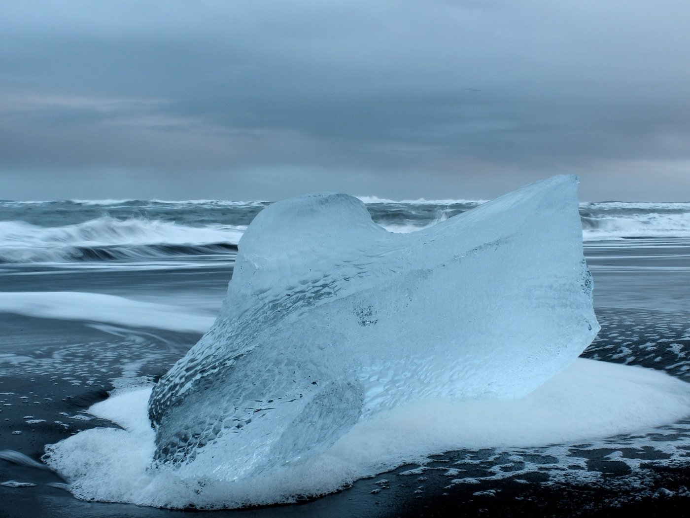 Обои берег, волны, лёд, холод, shore, wave, ice, cold разрешение 1920x1200 Загрузить