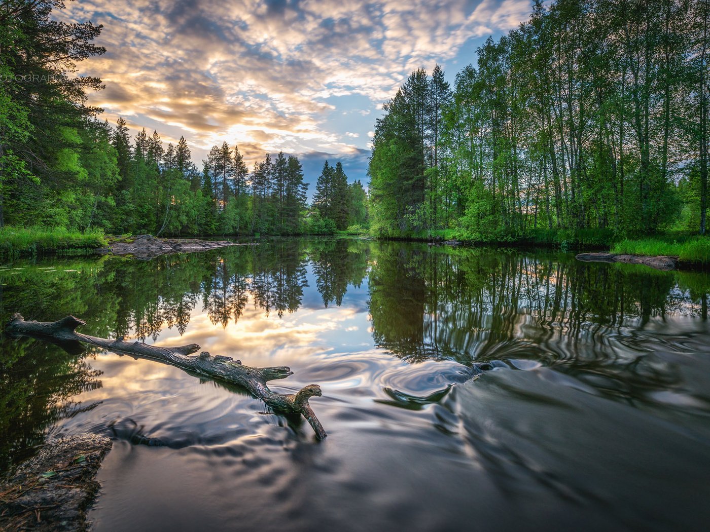 Обои река, природа, лес, пейзаж, river, nature, forest, landscape разрешение 2048x1152 Загрузить