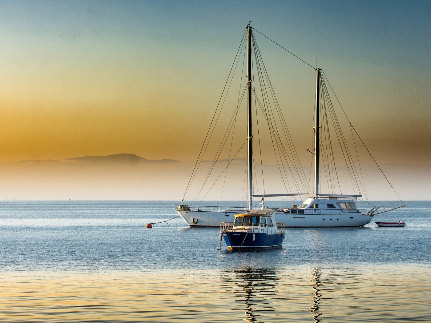 Обои небо, море, горизонт, яхты, лодка, яхта, катер, the sky, sea, horizon, yachts, boat, yacht разрешение 5842x3895 Загрузить