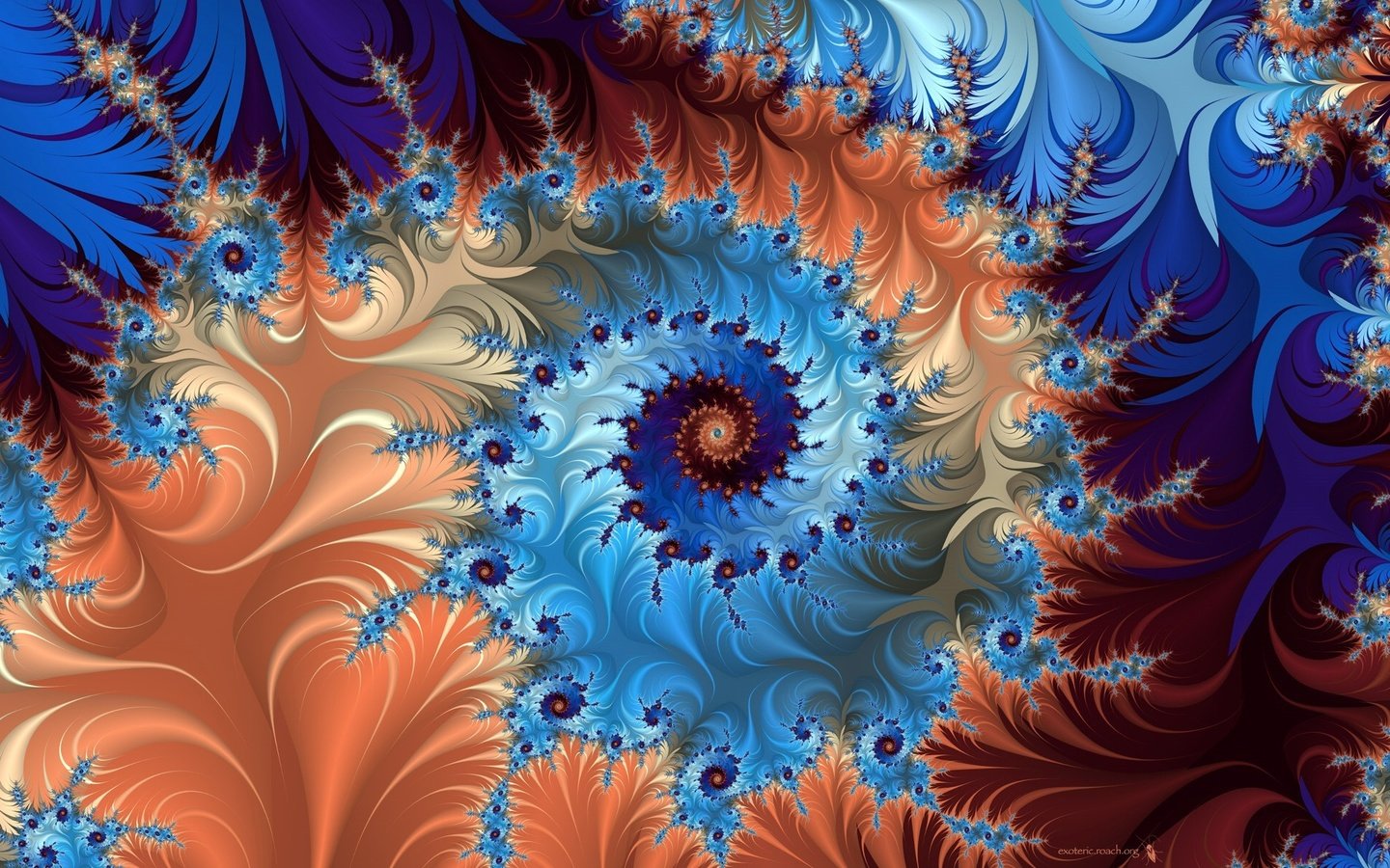 Обои цвет, фракталы, color, fractals разрешение 1920x1200 Загрузить