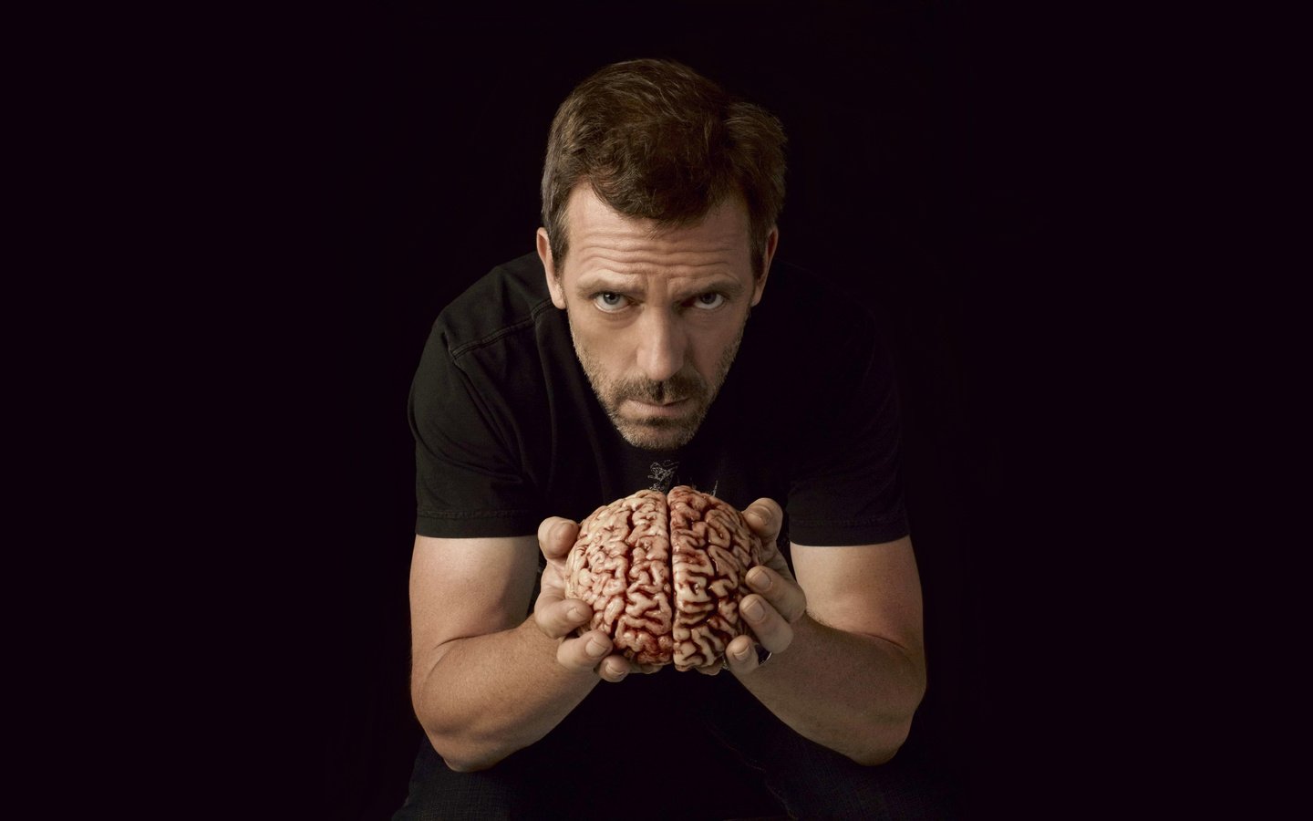 Обои черный, мужчина, вгляд, доктор хаус, мозг, black, male, peer, dr. house, brain разрешение 3040x1900 Загрузить