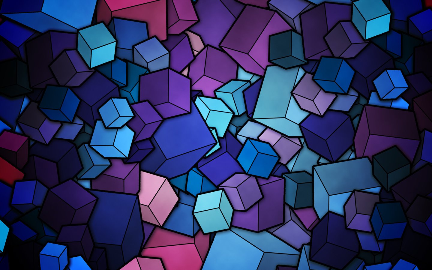 Обои цвета, вектор, кубики, фигуры, color, vector, cubes, figure разрешение 2560x1600 Загрузить