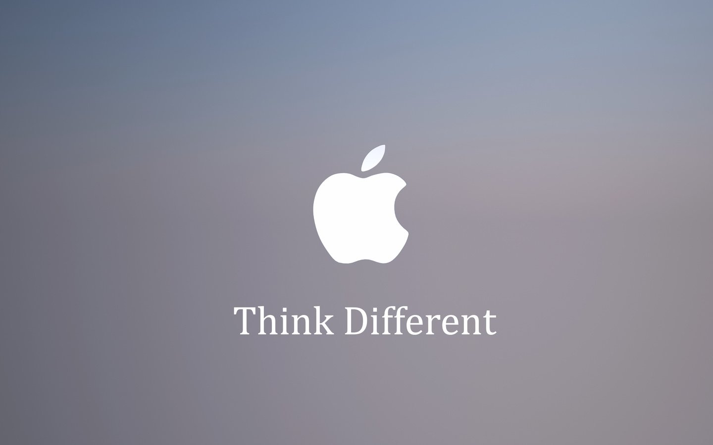 Обои яблоко, think different, слоган., эппл, apple, slogan. разрешение 3840x2160 Загрузить