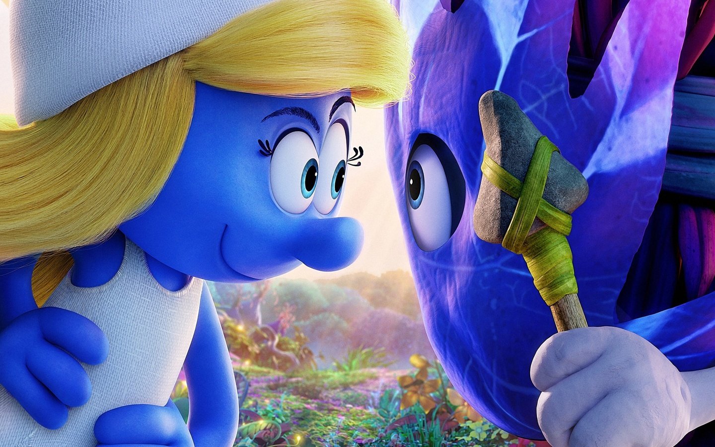 Обои воин, копье, чиби, smurfs 3 the lost village, warrior, spear, chibi разрешение 2880x1770 Загрузить