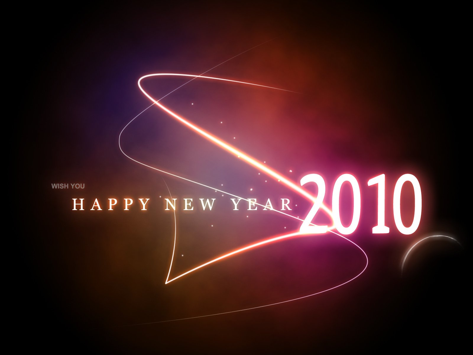 Обои новый год, 2010, glowing 2010, с новым годом, new year, happy new year разрешение 1920x1200 Загрузить